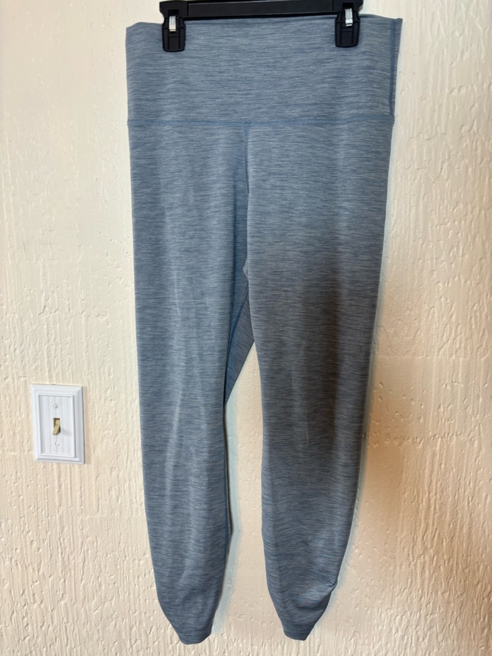 Nike Heathered Light Blue Stretch Leggings Women Size Large